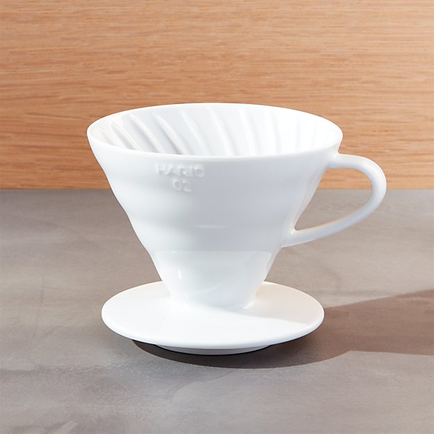 Hario Ceramic V60 Coffee Dripper | Crate and Barrel